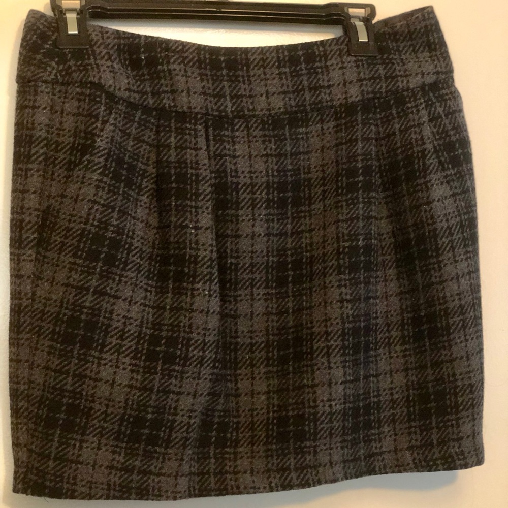 Plaid mini skirt